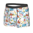 thumbnail image 2 of Naloa Summer Stamp Print Mens Underwear - Boxers for Men, Classic Briefs for Men, 2 of 9