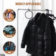 thumbnail image 3 of 40pcs Scarf Hanging Rack Scarves Rack Plastic Scarf Necktie Rings Holder Organizer, 3 of 5