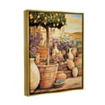 thumbnail image 3 of Stupell Industries Lemon Tree on Patio Nature Painting Gold Floater Framed Art Print Wall Art, 25 x 31, 3 of 9