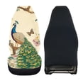thumbnail image 6 of FOR U DESIGNS Peacock Butterfly Pattern Car Seat Covers Elastic Auto Cushion Cover Car Interior Decoration Bucket Seat Cover, Suv Truck Seat Cover Universal Fit, Pack of 2, 6 of 7