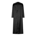 thumbnail image 4 of Gspmoly Robes pour Femmes, Robe Décontractée à Col Rond pour Femmes à Manches Longues Lanterne, Chandail à Enfiler avec Ceinture, Robe de Couleur Unie, Robes d'Été pour Femmes Offres des Fêtes, 4 of 7