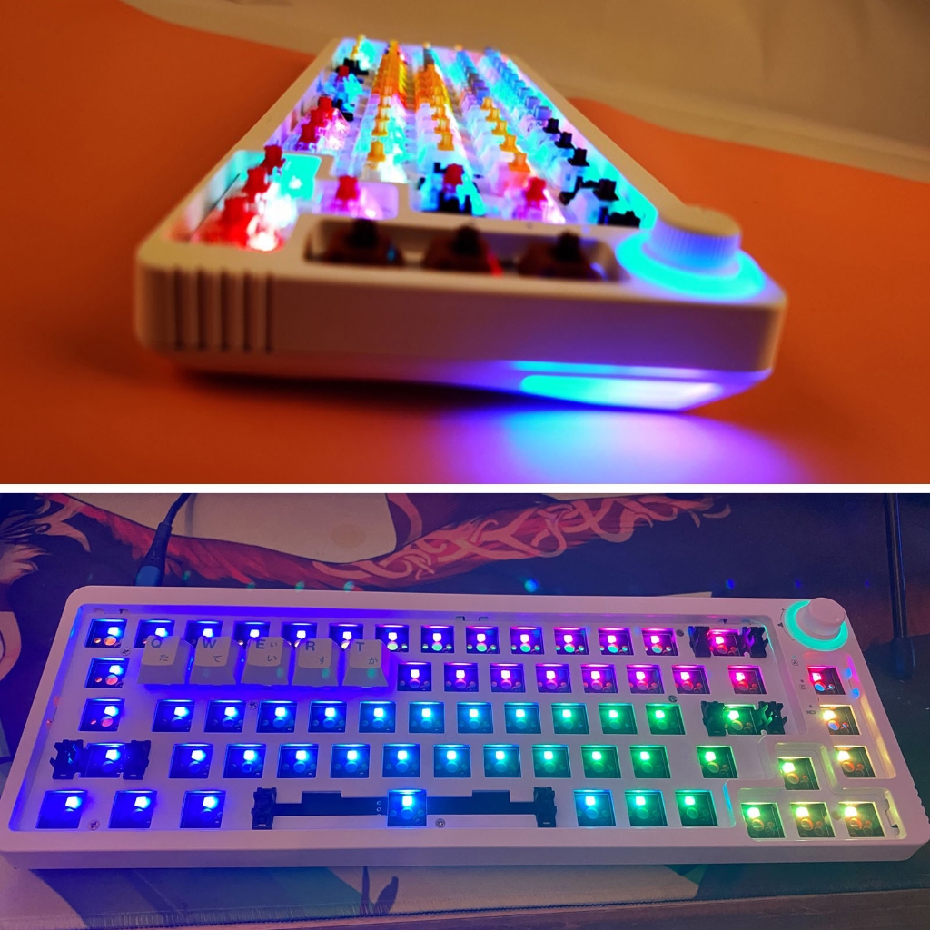 LK67/KF068 Hot Swap Mechanical Keyboard Kit Single Modes 3/5 Pin Switches