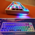 thumbnail image 2 of Zeiwohndc LK67/KF068 Mechanical Keyboard Kit Cord Backlit Hot Swap Keyboard, 2 of 19