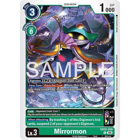 Digimon Sinister Order Common Mirrormon EX10-016