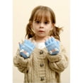 thumbnail image 4 of Coerni Toddler Soft Flip Top Gloves Kids Baby Boys Girls Winter Warm Knit Fingerless Mitten Children Knit Mittens Kid Glove Winter Girl, 4 of 4