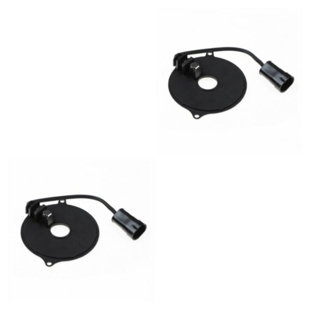 Sidaley Car Distributor Plate Portable Replacement Detachable Professional Modified Solid Color Interior Automotive Igniter Negro 2piezas
