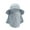 Light Gray, variant on SPRING PARK Outdoor Quick-drying UV Protection Sun Hat Neck Face Flap Wide Brim Cap for Fishing Hiking