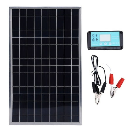 200W Solar Panel Kit,Aluminum Frame with Charge Controller for RV,Boat & Off-Grid Systems