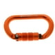 thumbnail image 2 of Mosquetón de Bloqueo Automático de Aluminio Macarena 25KN Ovalado Naranja, 2 of 8