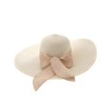 thumbnail image 2 of Womens Woven Straw Sun Hats Wide Brim Ribbon Bow Summer Caps Adjustable Inner Sweatband, 2 of 4