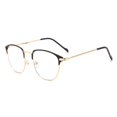 thumbnail image 1 of Gafas cuadradas lisas unisex de moda 2021 para hombres y mujeres, gafas con montura de Metal para gafas de fiesta, montura negra suave para cejas Tan Jianjun unisex, 1 of 2