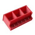 thumbnail image 4 of Siruishop Dollhouse Wall Storage Rack Creative Pretend Play Toy Doll House Accessories Red, 4 of 6