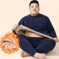 thumbnail image 5 of VEKDONE Plus Size Thermal Underwear for Men Long Johns Set Fleece Lined Heat Retention Underwear Base Layer Top And Bottom Set for Cold Weather, 5 of 5
