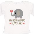 thumbnail image 4 of Inktastic My Nana and Papa Love Me Boys or Girls Long Sleeve Baby Bodysuit, 4 of 5