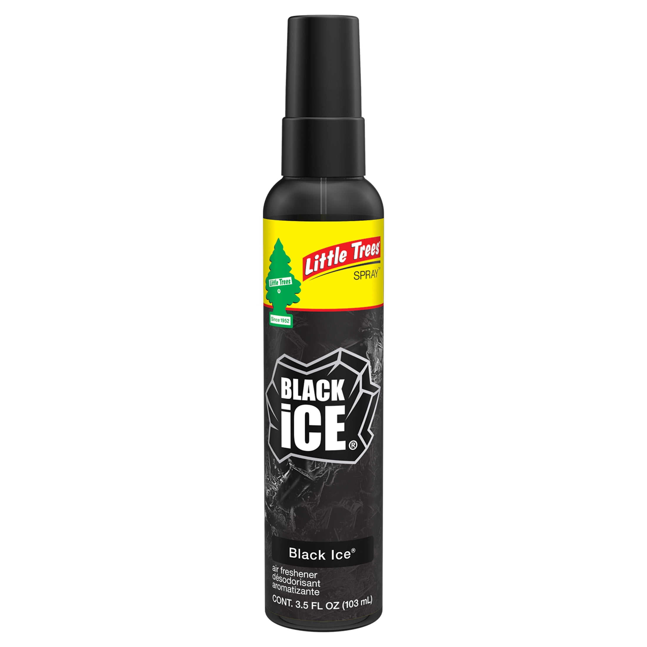 Little Trees Air Freshener Spray Black Ice 3.5 oz Bottle
