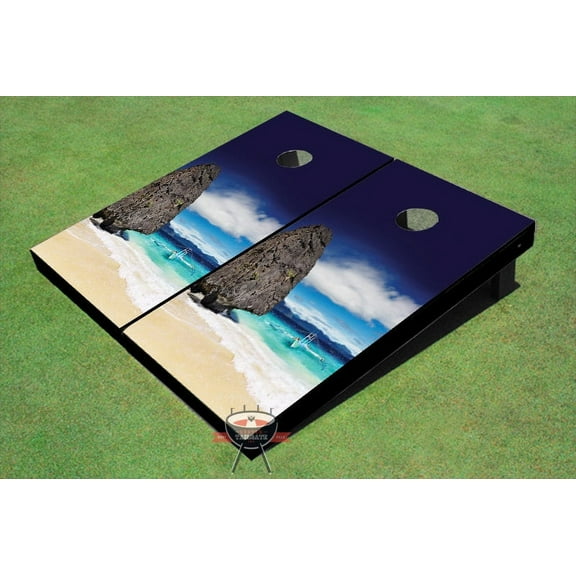 Rock Row Theme Cornhole Boards