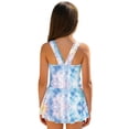 thumbnail image 2 of Uourmeti Cartoon Axolotl Galaxy Skirted One Piece Swimsuit - Quick Dry, Stretchy Swim Dress for Girls, Perfect for Beach & Pool Vacations, 2 of 8