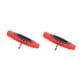 thumbnail image 1 of Paquete de 2 cabezales de cepillo de taladro eléctrico de 3,5 pulgadas, accesorio de cepillo de taladro duradero para decoración de alfombras, color rojo VoborMX herramienta, 1 of 8