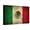Canvas, variant on Art.com Grunge Mexican Flag Stretched Canvas Print Wall Art by Graphic Design Resources, 36" x 24"
