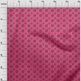 thumbnail image 2 of oneOone Polyester Lycra Fabric Floral Block Print Sewing Fabric BTY 56 Inch Wide, 2 of 4