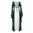 thumbnail image 4 of Jsaierl Halloween Costumes Women Plus Size Vintage Renaissance Dresses Gothic Irish Costumes Princess Ball Gown Dresses, 4 of 6