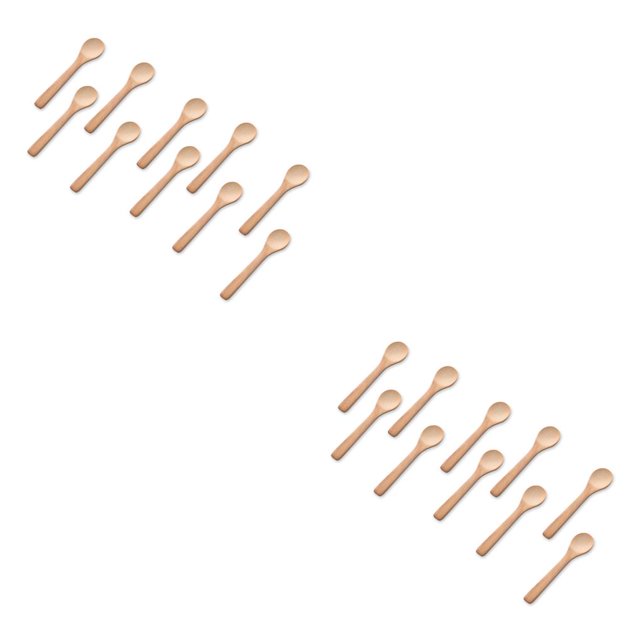 Moyic 10 cucharas de , cucharadita de miel, condimentos de cocina, aceite, café, azúcar tipo 2 2Conjunto