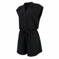 thumbnail image 3 of Vestido George para Mujer, Escote V Negro Talla Ch, 3 of 4