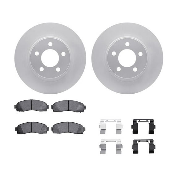 Front Brake Pad and Rotor Kit - Compatible with 2003 - 2011 Ford Ranger 4WD 2004 2005 2006 2007 2008 2009 2010