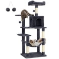 thumbnail image 1 of Torre para gatos Feandrea Cat Tree, 143 cm, con rascadores y hamaca, 1 of 9