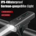 thumbnail image 3 of LED Akku Fahrrad Licht Beleuchtung Set 600 LUX Scheinwerfer Rcklicht Lampe DHL, 3 of 5