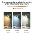 thumbnail image 4 of Three-speed Eye Protection Desk Lamp, Plastic, Usb Rechargeable, for Student Homework, Dormitory Bedside, and Office Reading, Pink, by FAJHHA, 4 of 8