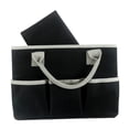 thumbnail image 3 of Bolsa grande de almacenamiento para manualidades con múltiples bolsillos, bolsa de almacenamiento para álbumes de recortes con asa para costura, arte BLESIY bolso de mano artesanal, 3 of 8