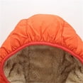 thumbnail image 4 of Generic Kids Light Coat Casual Autumn Winter Toddler Girl Boy Long Sleeved Hooded and Down Padded Jackets for Outdoors Fashion Lightweight Clothing(4-5 Years,Orange), 4 of 7