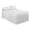 White, variant on Wrap Around Dust Ruffle Bed Skirt for Queen Size Beds with 15" Drop - Elastic Strap - Adjustable Pleated Bedskirt with Cotton Fabric and Wrinkle Free - for Women, Men, Kids & Teens, Purple