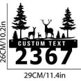 thumbnail image 6 of Customized House Numbers and Letters Doorplate, Name Address Plaque, Outdoor Home Mailbox, Address Sign Plates(24inch), 6 of 6