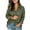 Army Green, variant on Plus Size Linen Shirts for Women Lightweight Soft Collared Button Up Solid Color Blouses Relaxed Casual Roll Up Long Sleeve Tops with Chest Pocket XXXXL