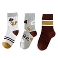 thumbnail image 2 of Children Stockings In Autumn And Winter Fashionable And Simple Coffee Colored Animal Cartoon Thickened Warm And Comfortable Socks Sports Socks Sock Multicolor, 2 of 3