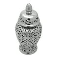 thumbnail image 4 of Red Lantern 24" Spiral Lattice Temple Jar - Silver, 4 of 8