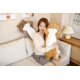 thumbnail image 4 of 80 cm amarillo lindo peluche gato siamés almohada de peluche de juguete suave nutria marina zorro gato siesta dormir almohada juguetes para niños niñas decoración del hogar, 4 of 5