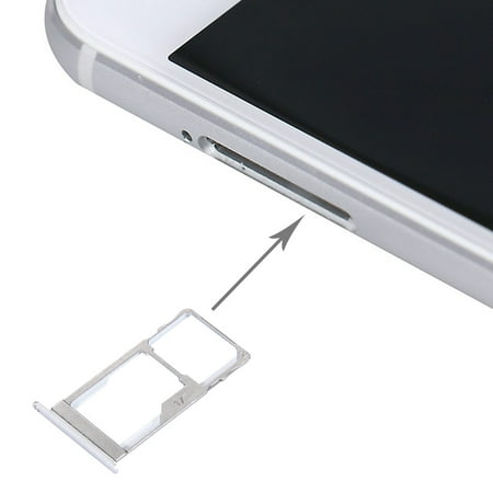 Image of For Meizu Pro 5 SIM + SIM / Micro SD Card Tray (Silver)