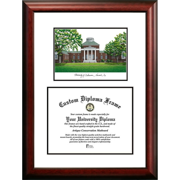 University of Delaware 12" x 16" Scholar Diploma Frame