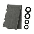 thumbnail image 4 of Funda de repuesto para sillones reclinables, muebles de exterior, tela estándar para playa al aire libre Negro Gris, 4 of 9