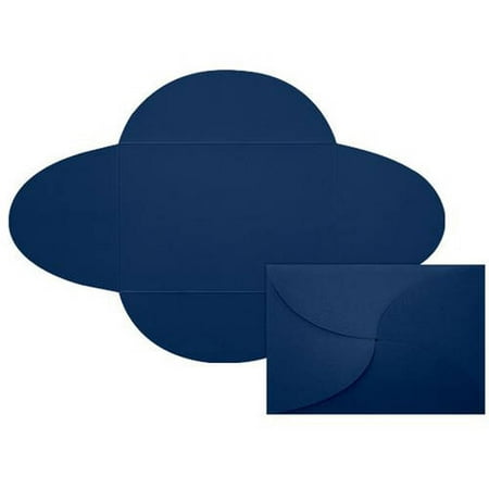 A7 Petal Invitations - Navy (40 Qty.)
