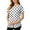 Black, variant on Women's Trendy Casual Print Maternity Tops Short Sleeve Double Layer Stretch Nursing Shirts Breastfeeding Tunic Blouses for Moms,Orange,M
