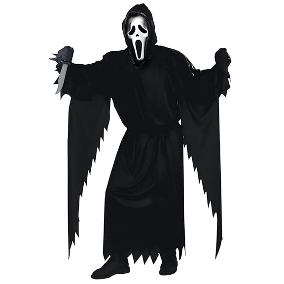 Guvpev Spooky Halloween Ghost Costume | Scary Movie Edition Costume | C'hild Horror Face Cosplay Outfits | Halloween Cosplay Dress Up