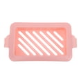 thumbnail image 3 of Unique Bargains 1 Pc Soap Dish High Elastic Mesh Soap Holder for Bathroom Pink, 3 of 6