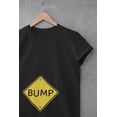 thumbnail image 5 of Halloween Costume BUMP Caution Sign Pregnancy Women's Juniors Soft T Shirt, 5 of 5