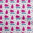 thumbnail image 1 of oneOone Georgette Viscose Fuschia Pink Fabric Tree Diy Clothing Quilting Fabric Print Fabric By Yard 42 Inch Wide, 1 of 6