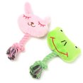 thumbnail image 4 of Dog Squeaky Toy Cartoon: Plush Funny Dog Rope Toy Puppy Teething Toy Pet Tug Toy, 4 of 10