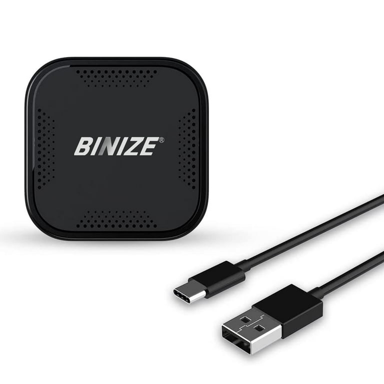 Wireless CarPlay AI Box Adapter,Fit for car with OEM Wired CarPlay Touch Screen,Android Switching Wireless CarPlay,Support YouTube,Netflix,Wireless